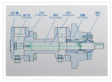 3G三螺桿泵結(jié)構(gòu)圖